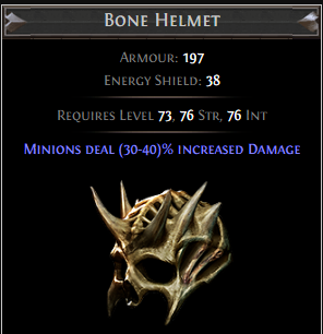 PIC bone helmet